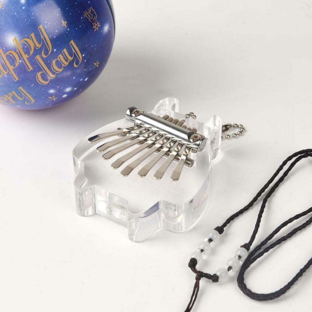 Exquisite Mini Kalimba Marimba Gifts Ball Backpack Pendant Kids Adults