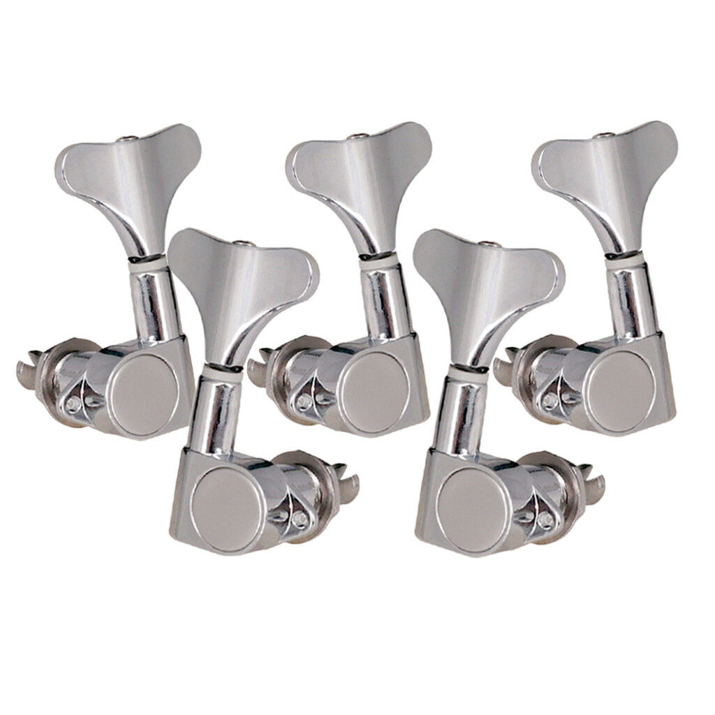 Musical Instrument 3L2R Chrome Tuning Peg Tuner Machine Heads for Bass Parts