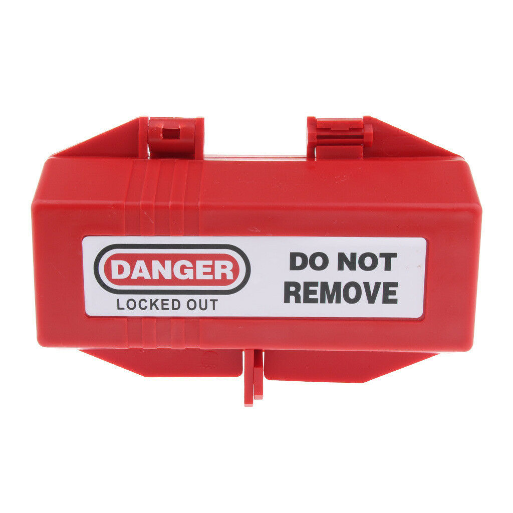 Electric large plug locking tagout boxes locking device