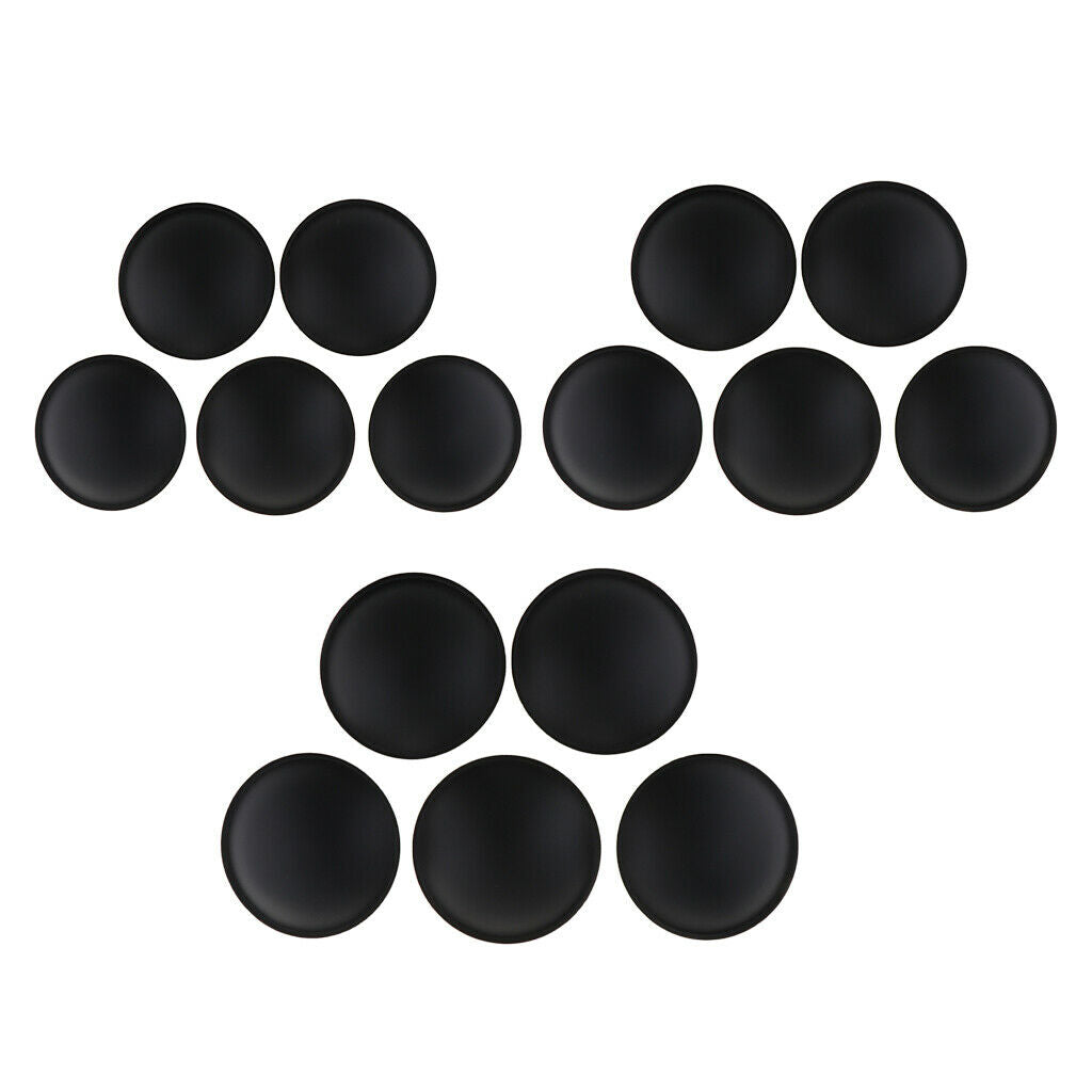 15Pcs Speaker Dust   Woofer Loudspeaker Dome Paper Dust   Cone Cover Black