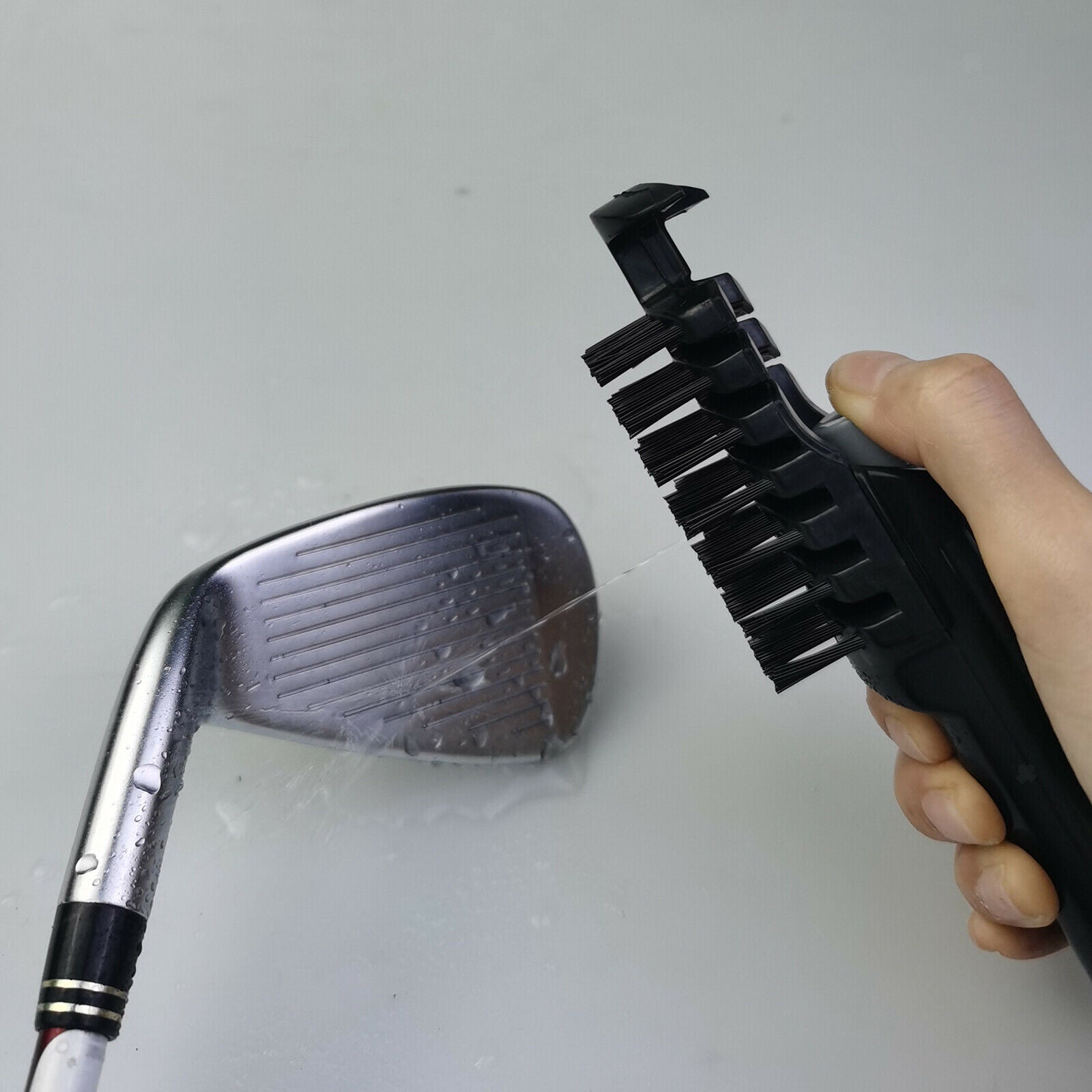 Portable Golf Club Clean Brush Groove Cleaner Ball Washing Maintenance Tool