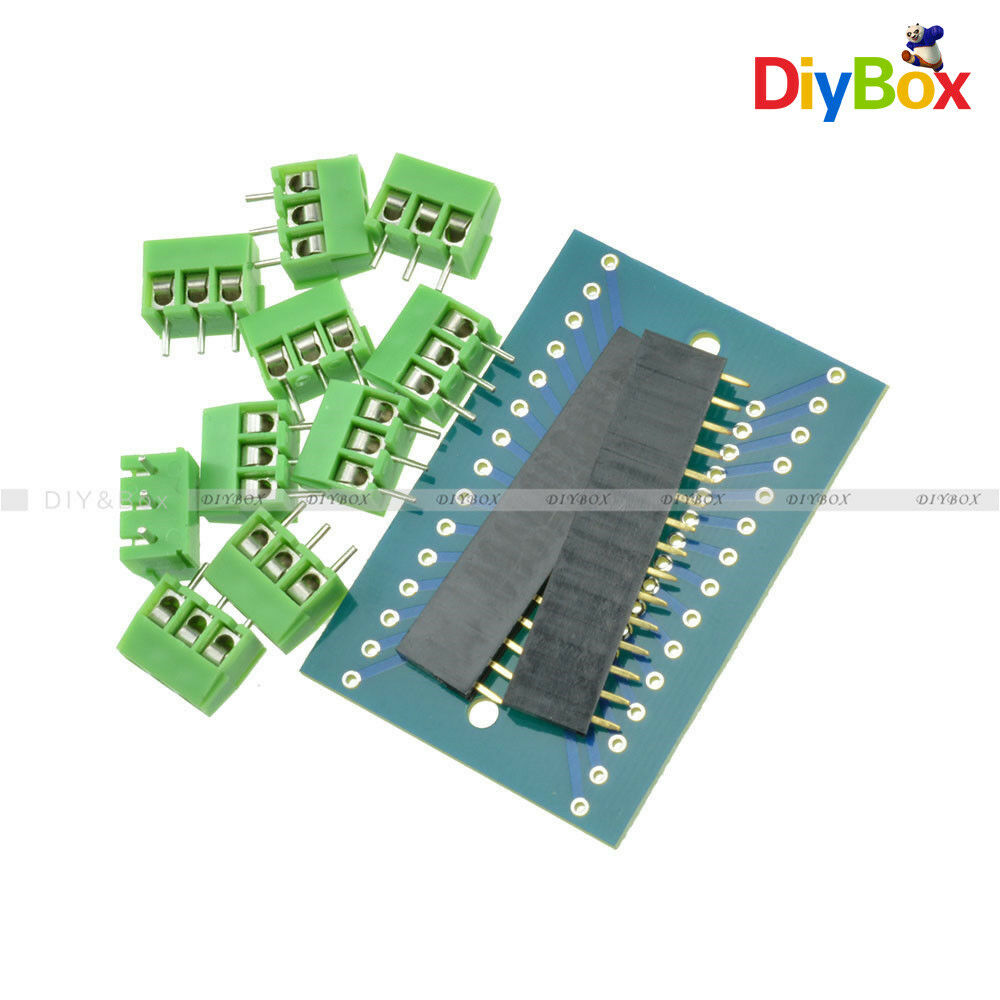 Expansion Board Terminal Adapter DIY Kits for Arduino NANO IO Shield V1.0