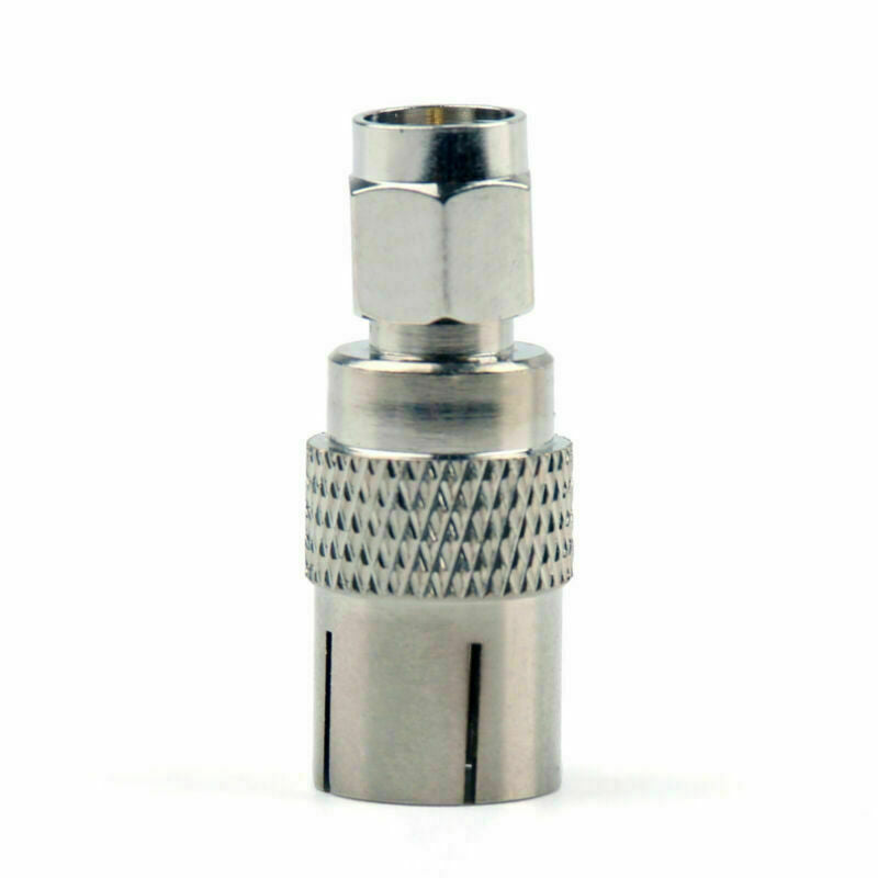 1Pc Adapter IEC PAL DVB-T TV Female Jack To SMA Plug Male Connector Straight  CA