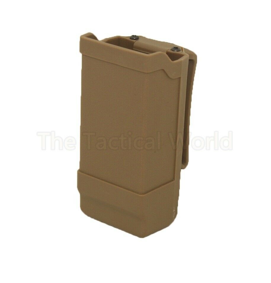 Hunting Magazine Pouch Mag Holster for 9mm .45 Gun Holder Airsoft Tan Color