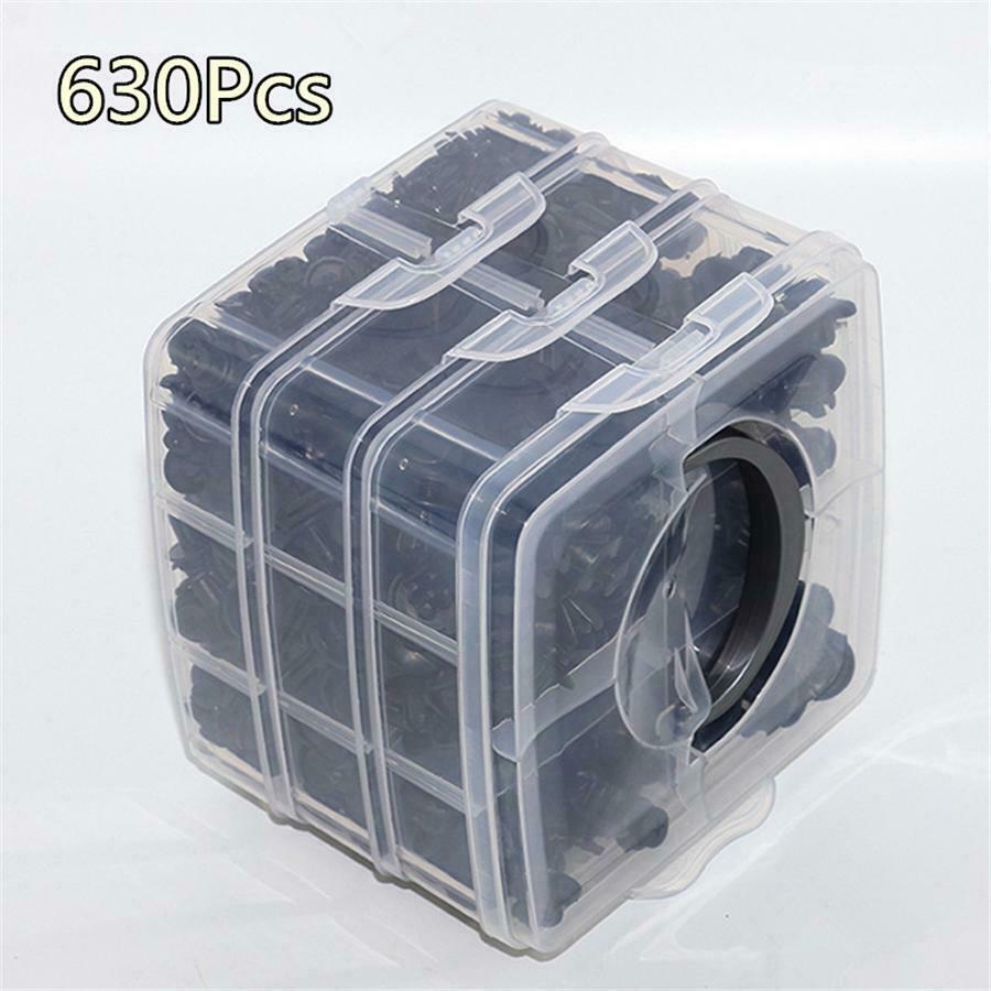 630x Car Mixed Fasteners Clip Kits For Car Fender Bumper Hood Door Panel