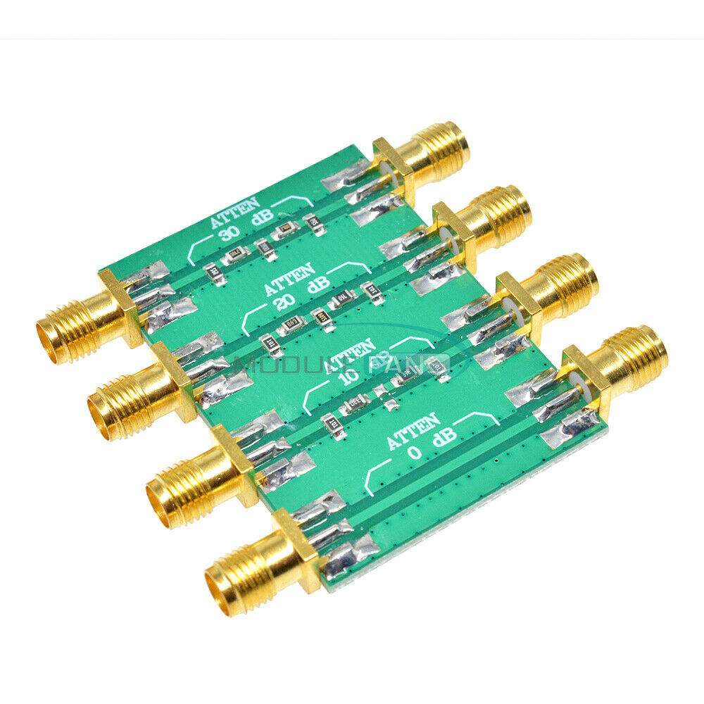 23Dbm DC 4.0Ghz RF Fixed Attenuator SMA Double Female Head 0dB 10dB 20dB 30dB