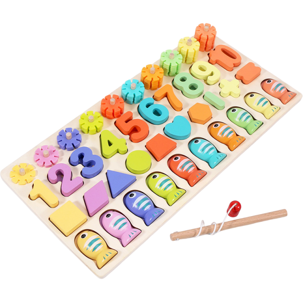 kids Matching Board Toys Shapes 4 in 1 Nesting Baby Gifts Enlightenment