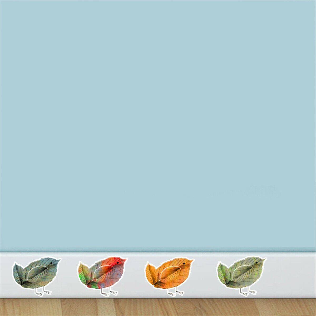 Funny Leaf Bird Car Truck Auto Vinyl Decals Luggage Scooter Stickers Waterproof