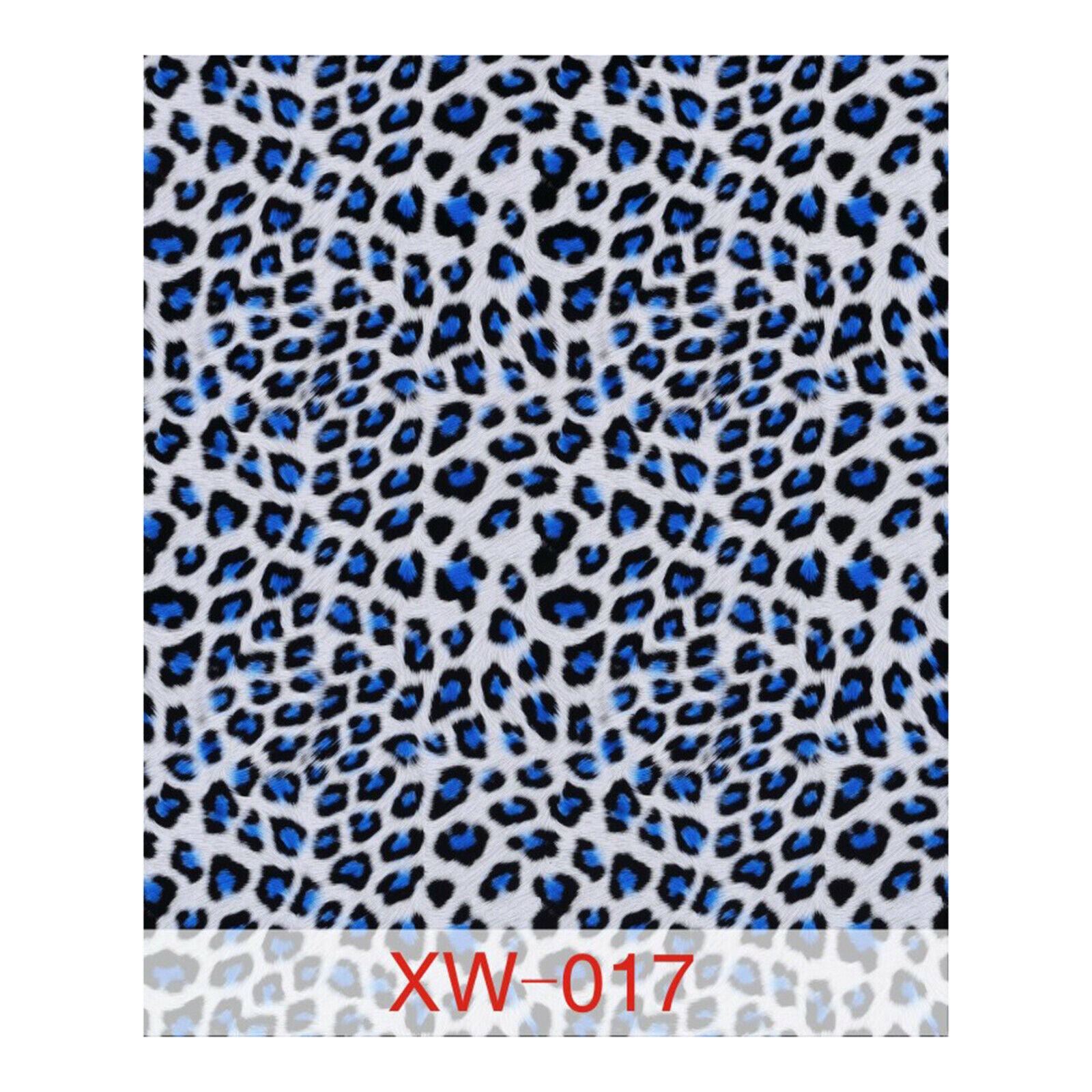 6Pcs Leopard Heat Transfer Vinyl Iron On HTV for DIY T Shirts Clothing Bag