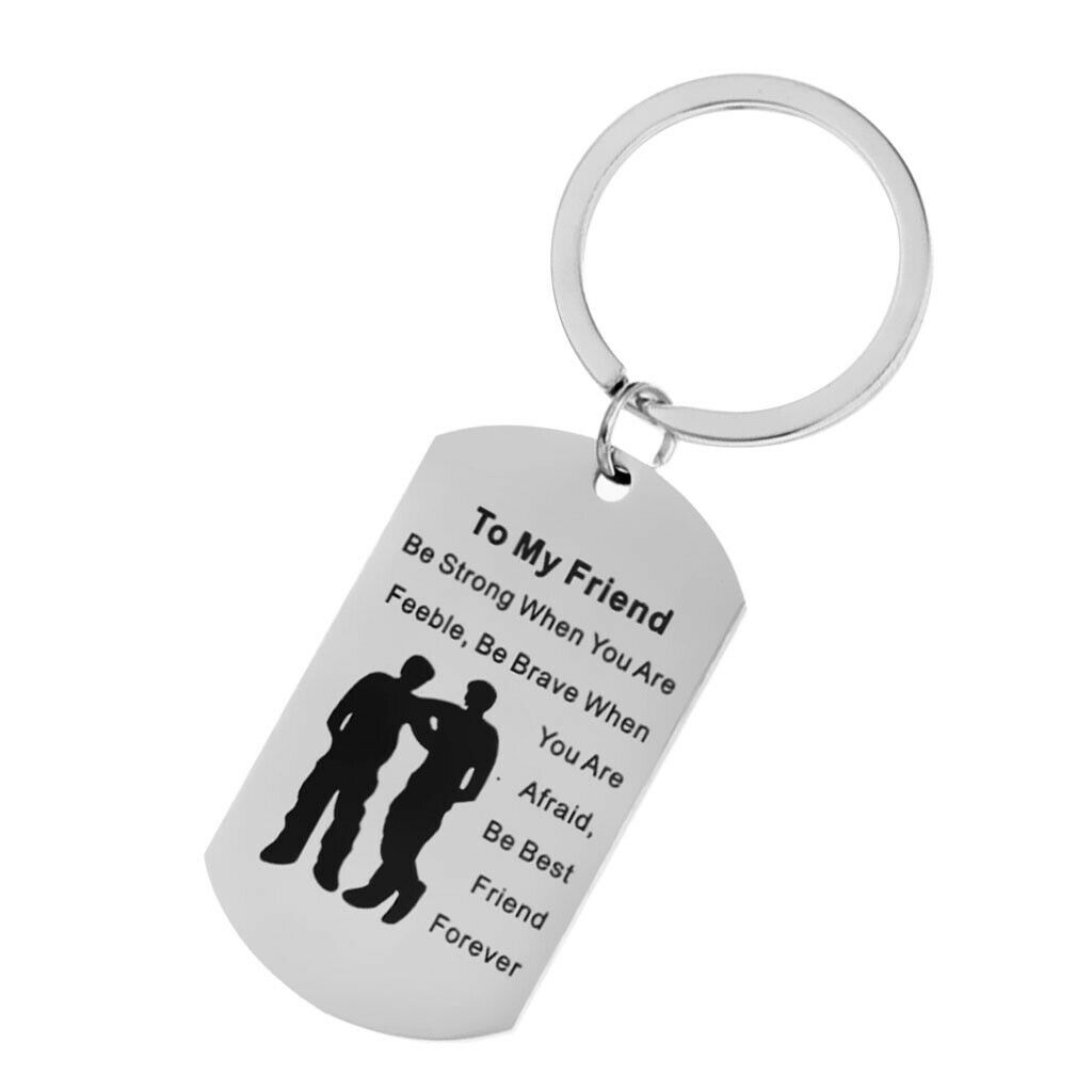 Inspirational Keychain Graduation Gifts for Friends Stainless Steel Key