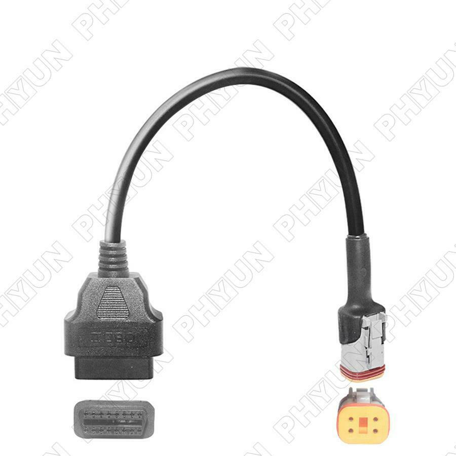 4 Pin to 16 Pin Adapter Cable For Motorcycle ELM327 OBD Scanner OBDII Scanner