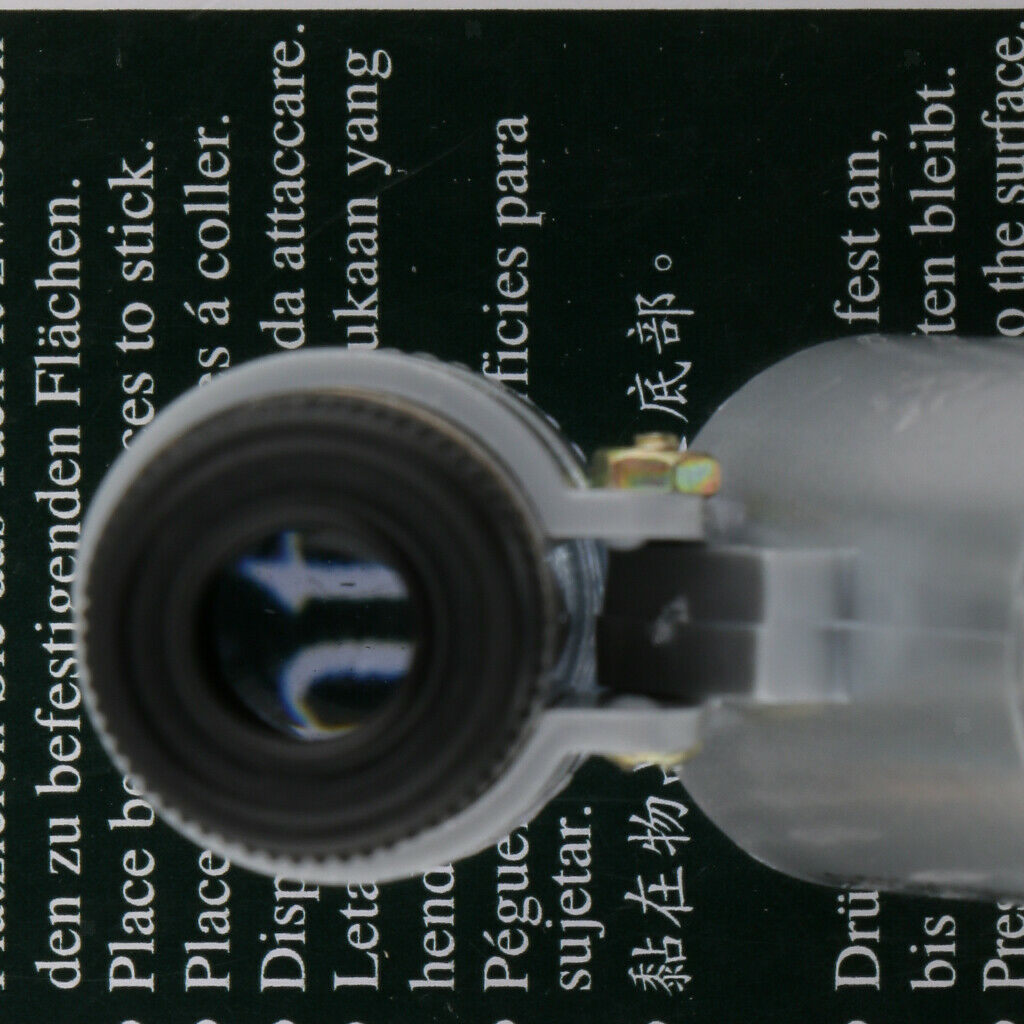60X Portable Mini Magnifier Miscroscope Illuminated Jewelry Tester Eye Loupe