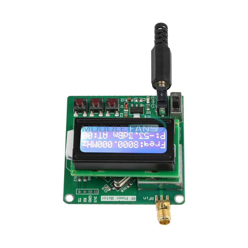 1M-8G RF Power Meter -60 to -5dBm LED Digital Display Signal Strength module