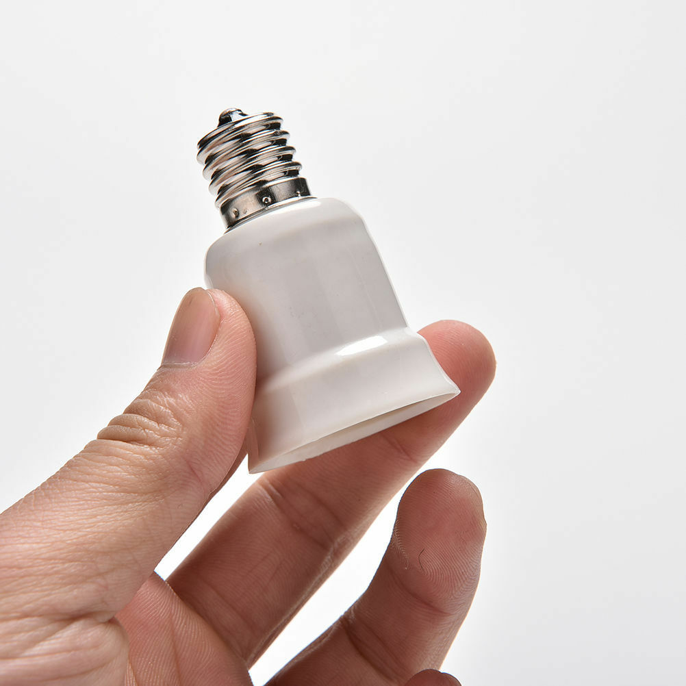 E17 to E27 Socket Base LED Halogen CFL Light Bulb Adapter Converter Holde.l8