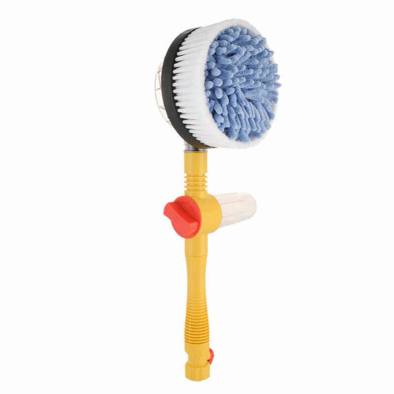 Car Revolving Care Washing Brush Sponge Cleaning Car Wash Brush Extendable Pole