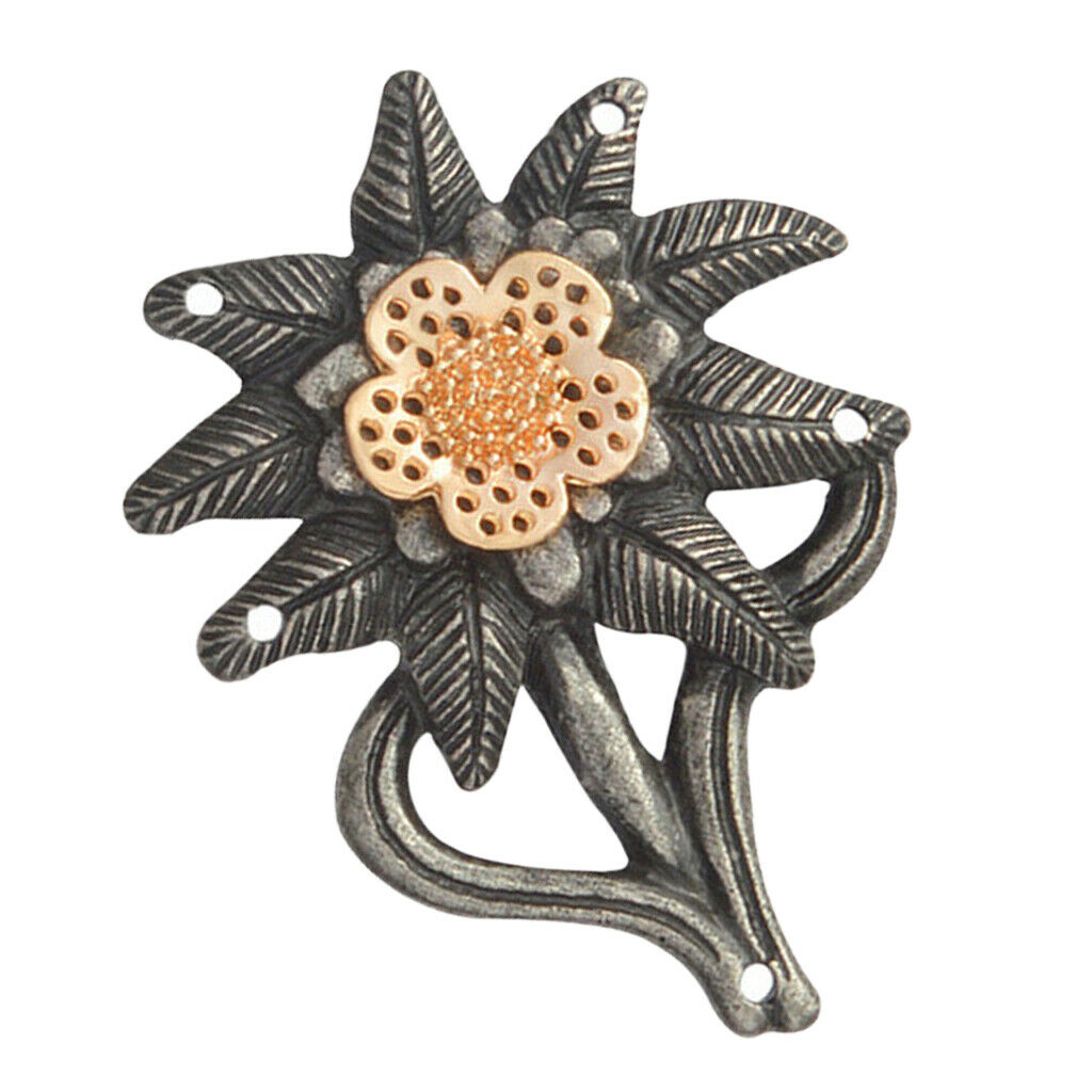 Hat pin badge mountain hunter edelweiss brooch pin hat jewelry for hat,