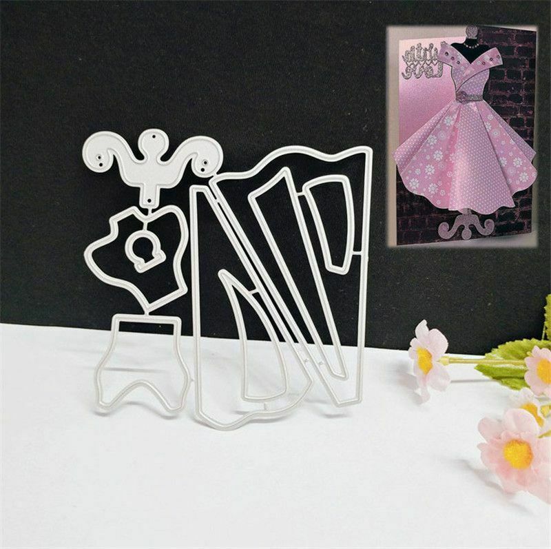DIY Metal carbon steel dies Card Making Art Craft Princess Dress Scrapbooking