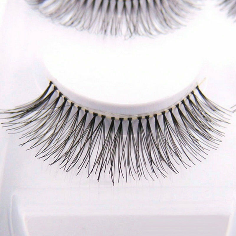 5 Pairs Sexy  Natural Sparse Cross Eye Lashes Extension Long False Eyelashes hs