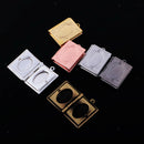 6Pcs Mixed Colors Photo Frame Book Locket Pendant Charm for DIY