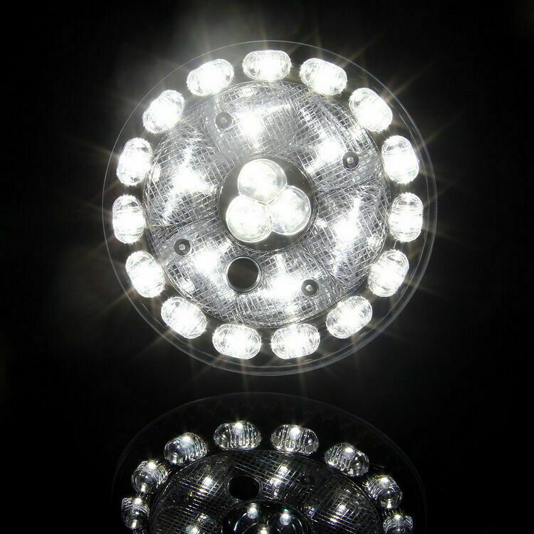 1 Pcs 24 SMD LED Bright White Round Dome Roof Car Auto Interior Light Universal