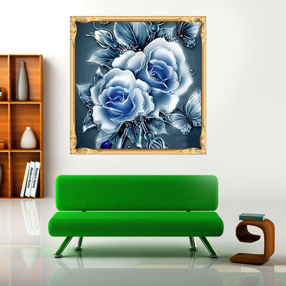 Rose 5D Diamond Painting DIY Mosaic Cross Stitch Kit for Home Embroidery  @