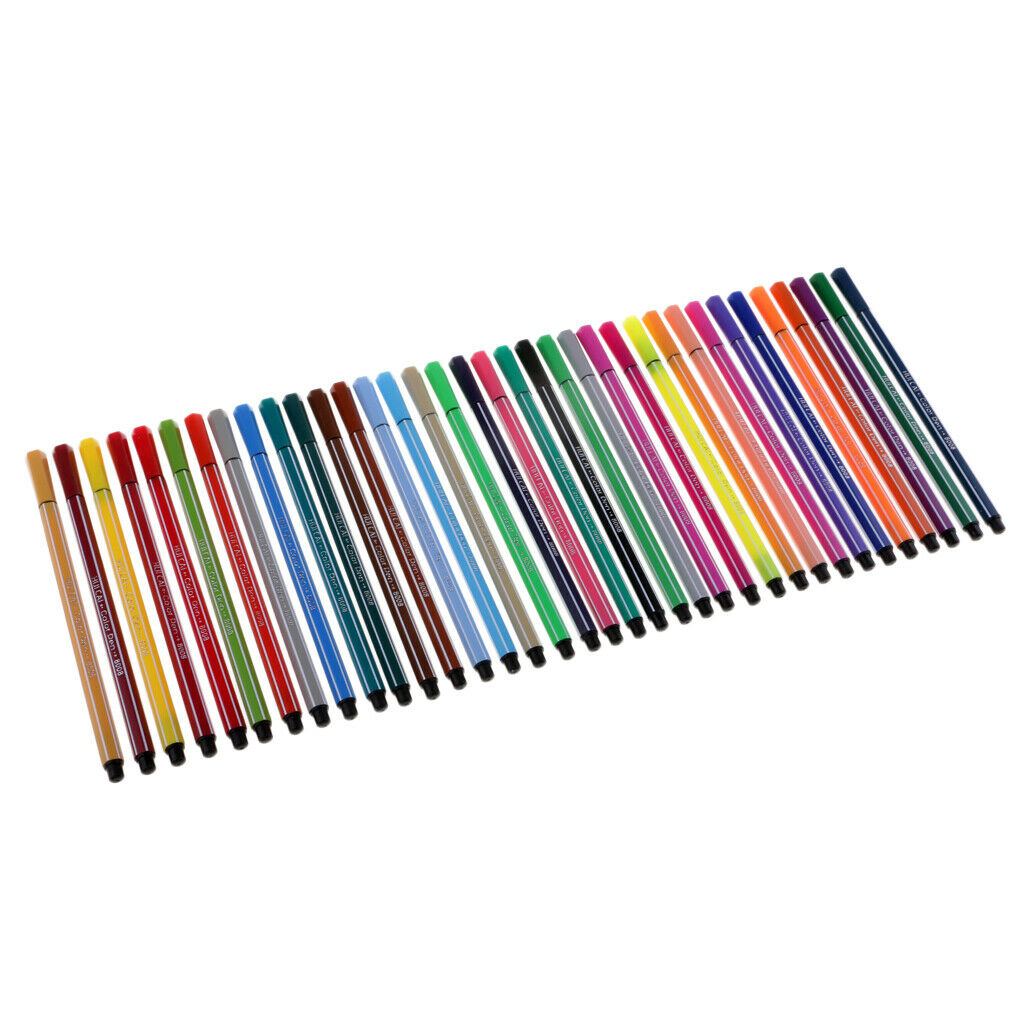 36 Pieces Of Felt-tip Felt Pens For Writing Paint Marking