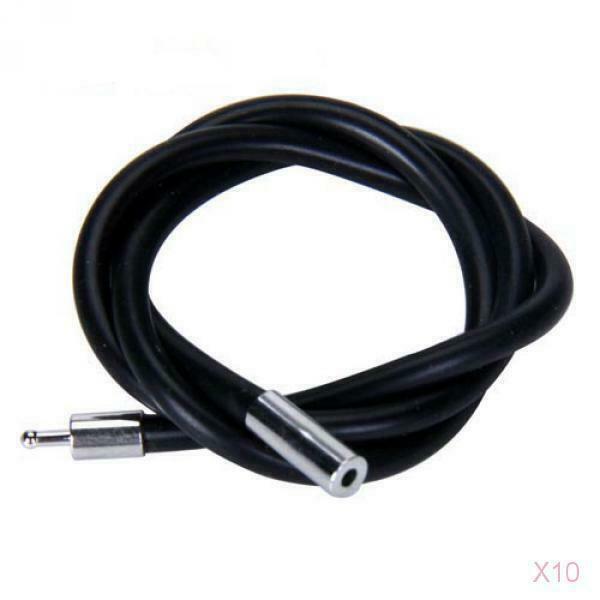 Pack Of 10pcs 30CM LONG BLACK RUBBER CORD MENS WOMENS NECKLACE 3mm Jewelry Bulk