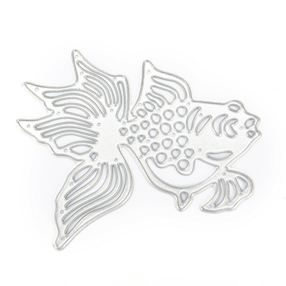 Goldfish MetalDIY Cutting DiesStencil Scrapbook Album Paper Card Emboss Cr.l8