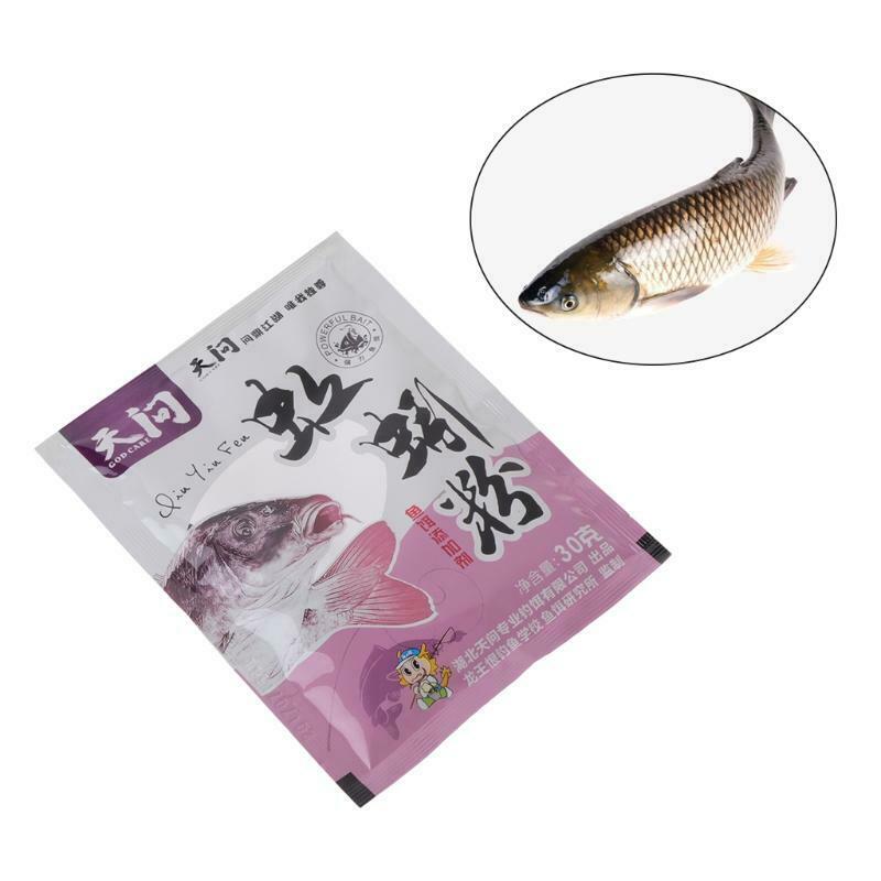 1 Bag 30g Fishing Bait Artificial Lure Earthworm Powder Flavor Additive Feeder