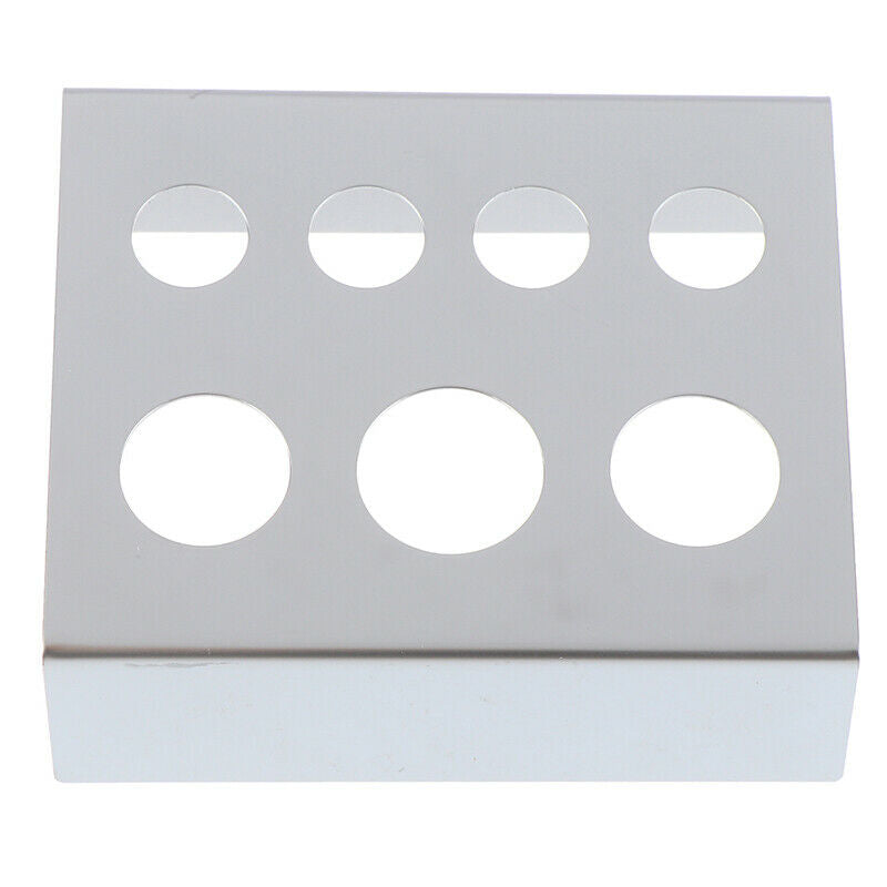 7 Holes Container Stand Tattoo Pigment Stainless Steel S Tattoo Glass Cup.l8