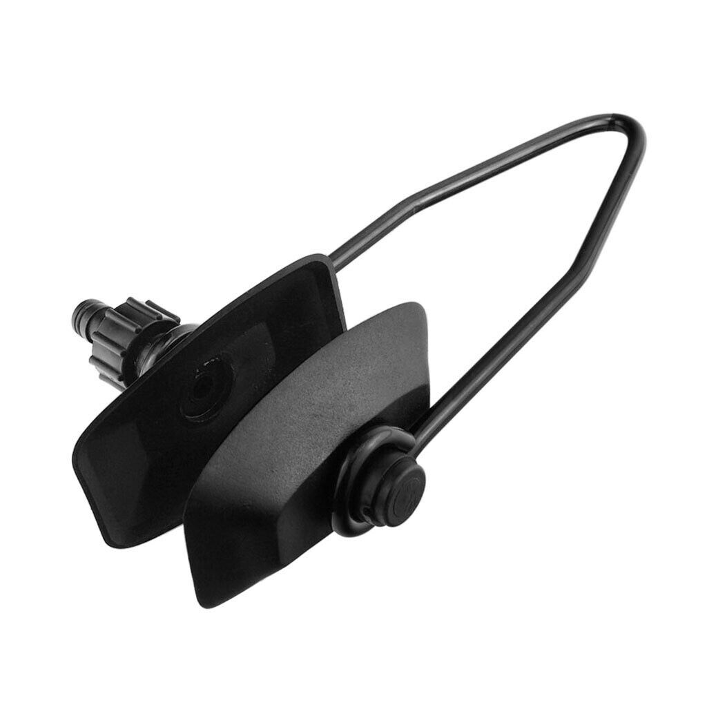 Black Outboard Boat Motor Water Flushing Muffs Rectangular for 5/8inch Pipe