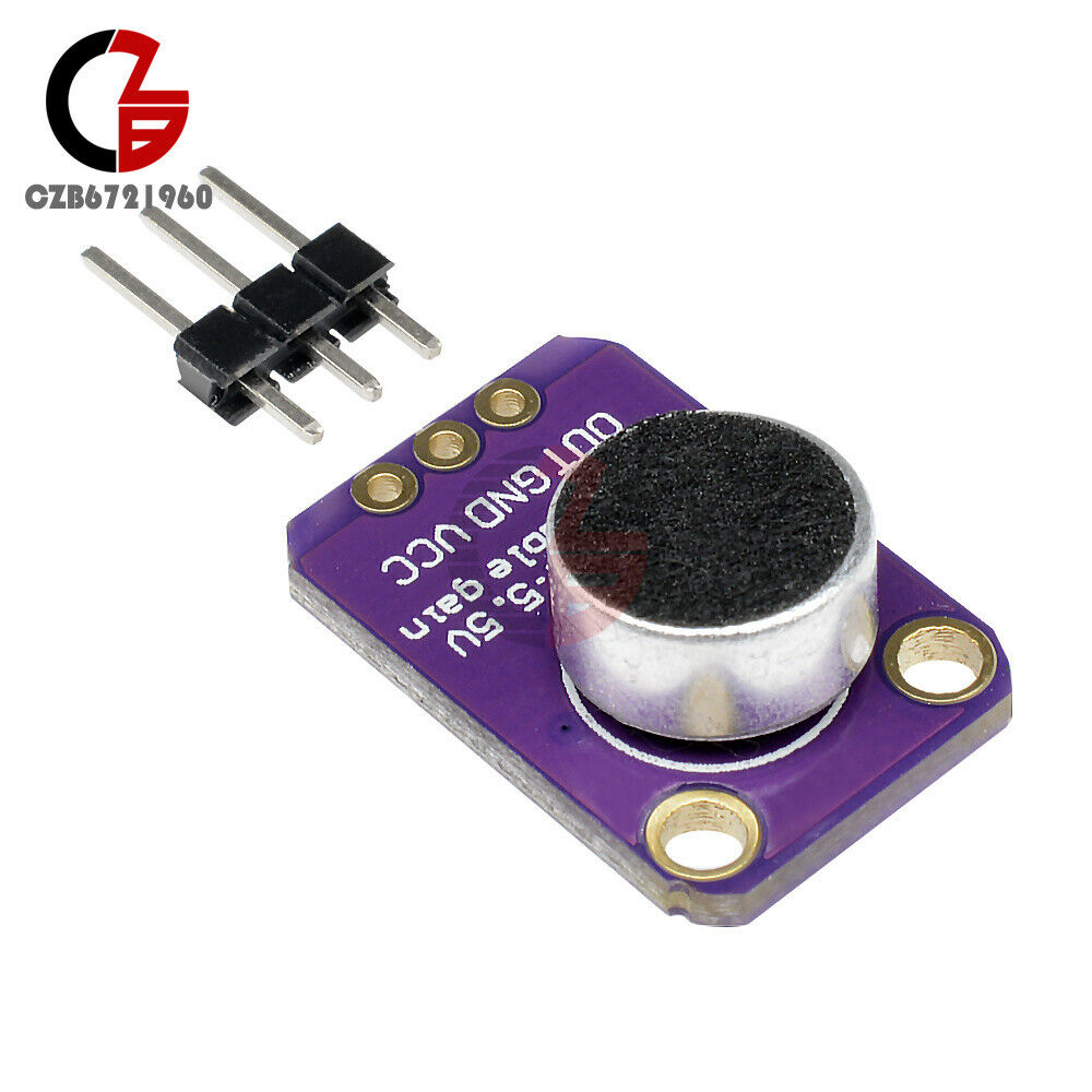 2PCS GY-MAX4466 Electret Microphone Mic Amplifier w/ Adjustable Gain for Arduino