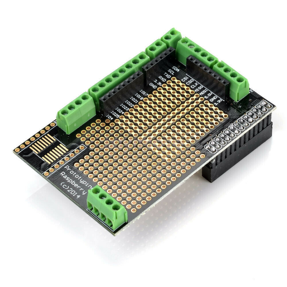 New Prototype Extended board for Raspberry Pi Prototyping Pi Plate