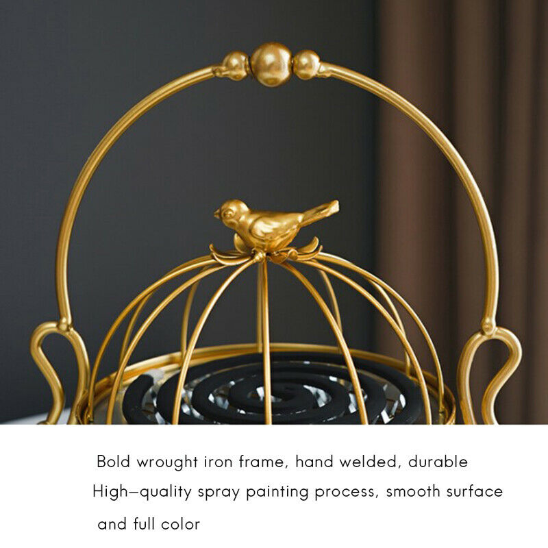 1Pcs Retro Mosquito Coil Incense Burner Fireproof Hanging Mosquito-RepellentQ5F4