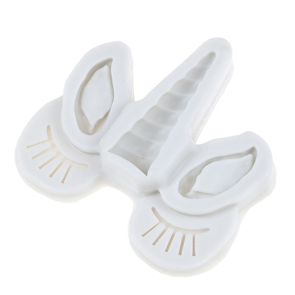 Horse Horn Silicone Cake Decorating Mold Fondant Mold Chocolate Baking Mo.l8