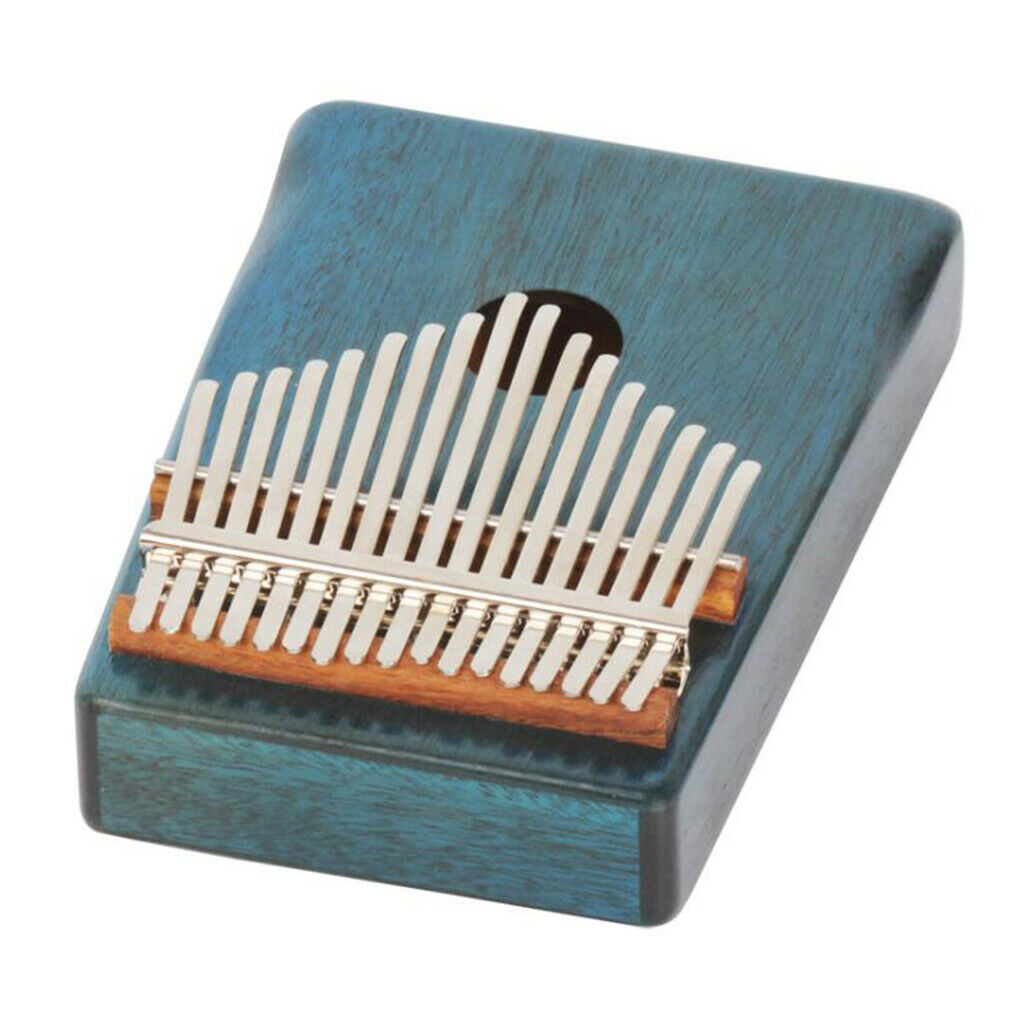 Portable Solid Mahogany 17 Key Kalimba Mbira with Bag African Musical Instrument