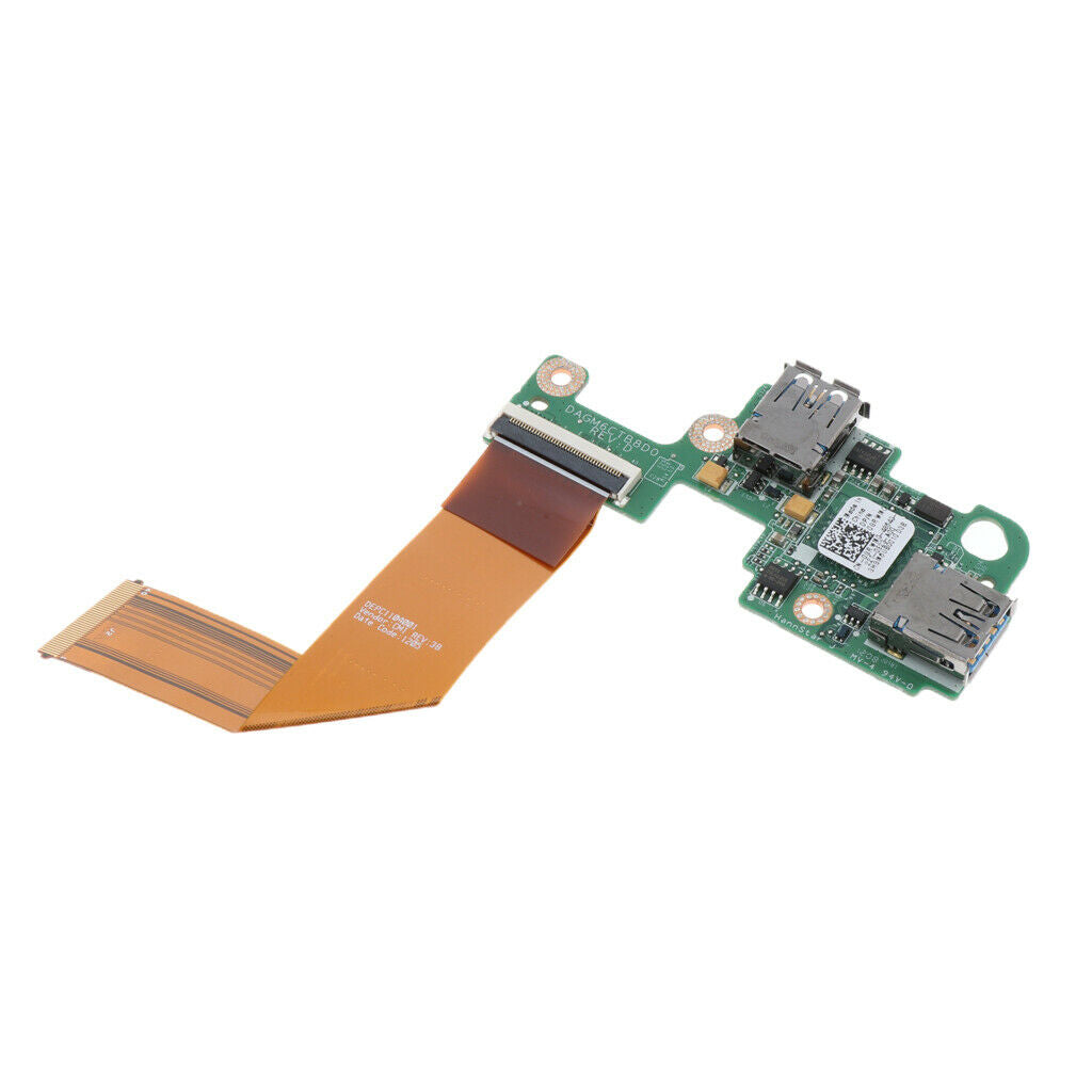 Laptop USB I/O Circuit Board w/ Flex Cable for Dell XPS 15 L502X DAGM6CTB8D0