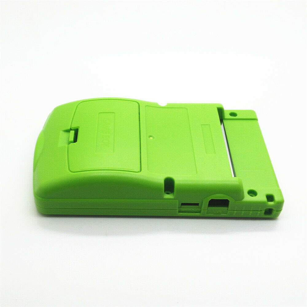 New Frontlit Front Light+Green Housing Shell Kit for Nintendo Game Boy Color GBC