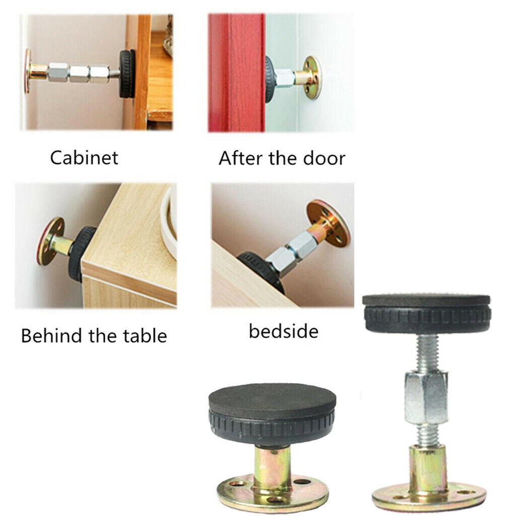 Set Of 2 Adjustable Threaded Bed Frame Anti-Shake Tool Does Not Vacillate