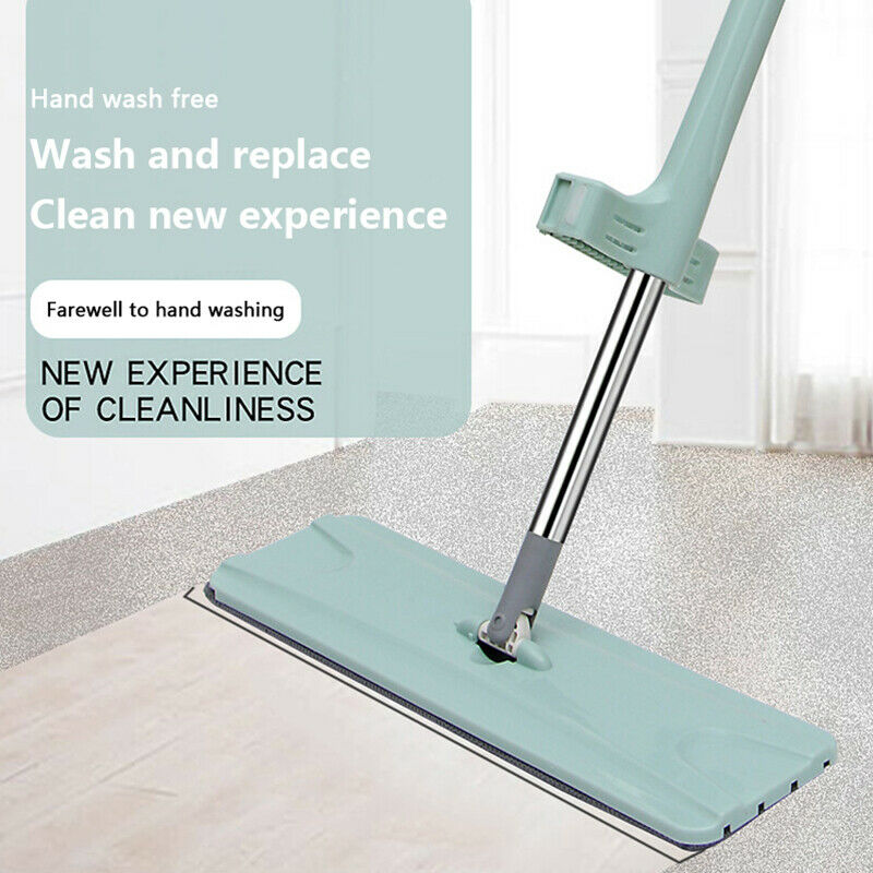 Dry Wet Flat Floor Mop Washable Microfiber Cleaning Pads Home Floor Clean Gj TL