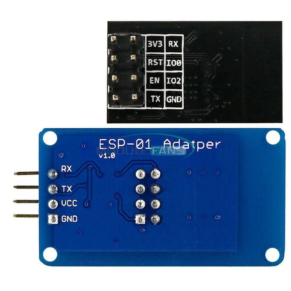 ESP-01S ESP8266 Serial Wi-Fi Wireless Module + ESP-01 Adapter for Arduino M