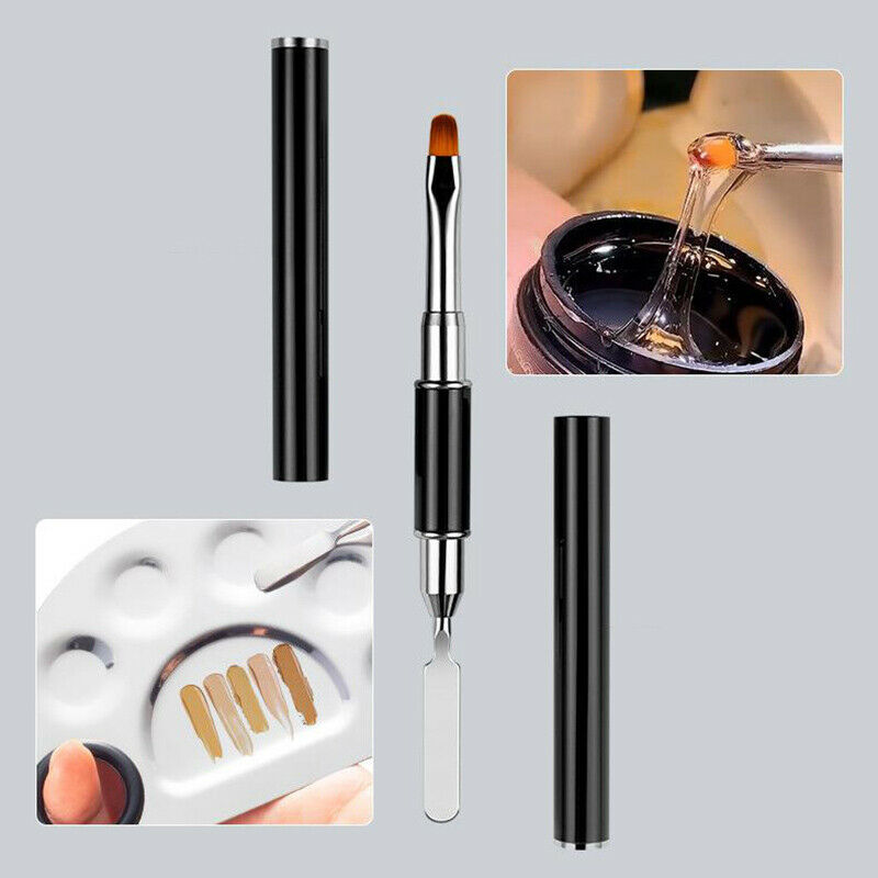 Nail Art Extention Set Nail Brush Acrylic Clip Quick Building Mold Tips Nail KI7