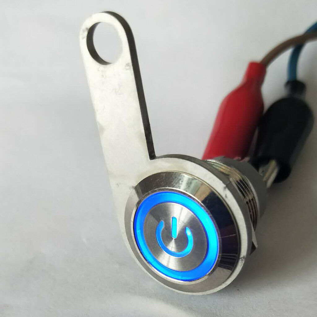 2Pieces 12V Motorcycle LED Handlebar Headlight Foglight Switch Waterproof