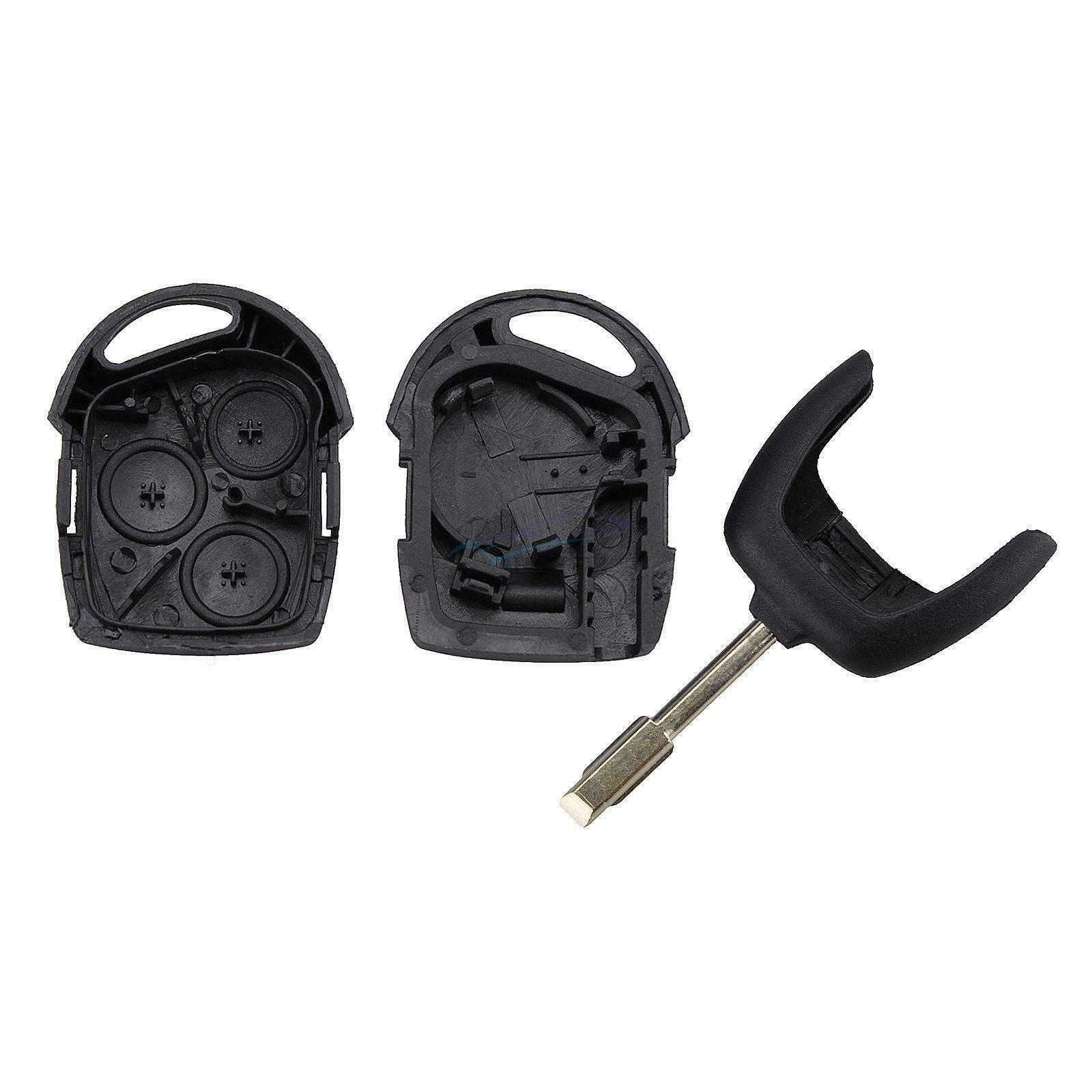 1Set Black Vehicle Key Shell Cover Replacement For Ford Focus Mondeo Broken Case