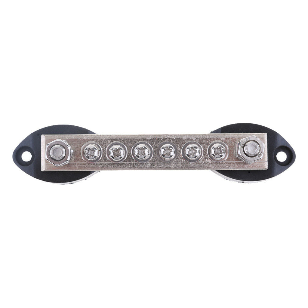 New Boat Marine Stainless Steel Bus-Bar Electrical Terminal Junction 6P 100A