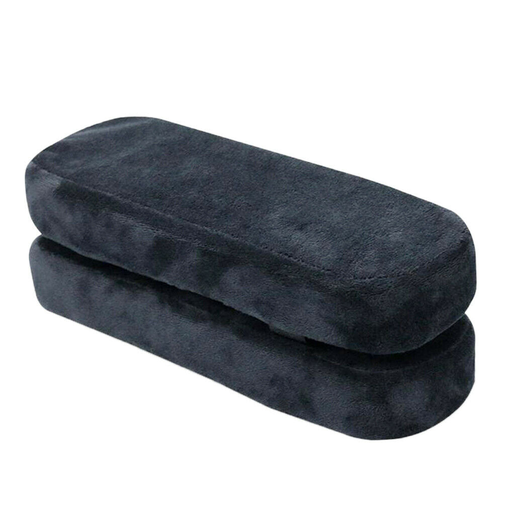 1 Pair Universal Washable Chair Armrest Pad Memory Foam Elbow Rest Relief Pillow