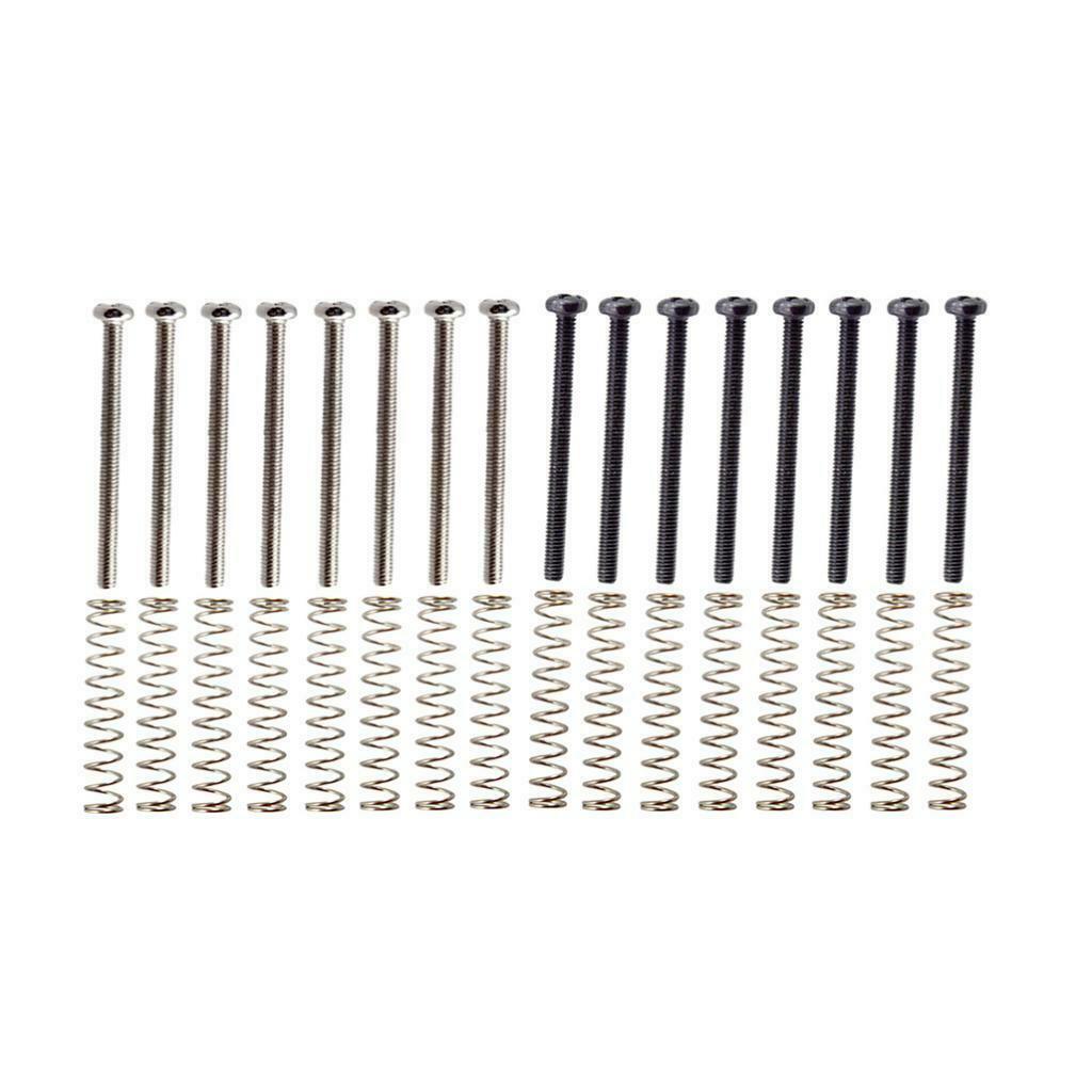 16pcs/set Electric Guitar Double Coil Humbucker Pickup Springs Screws