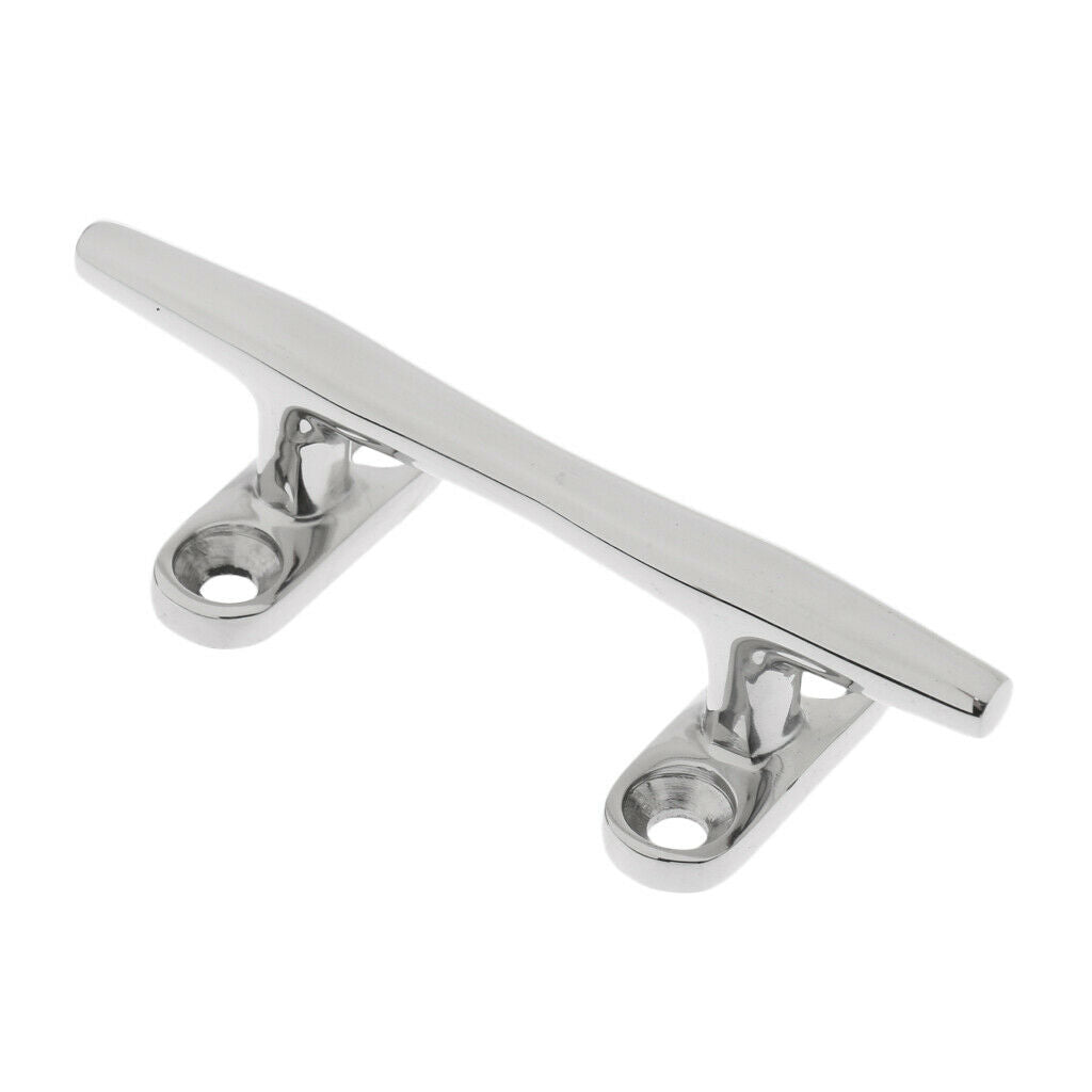 Pack of 4 316 Stainless Steel Boat Cleat Dock Line Yacht Hardware Tie-Off