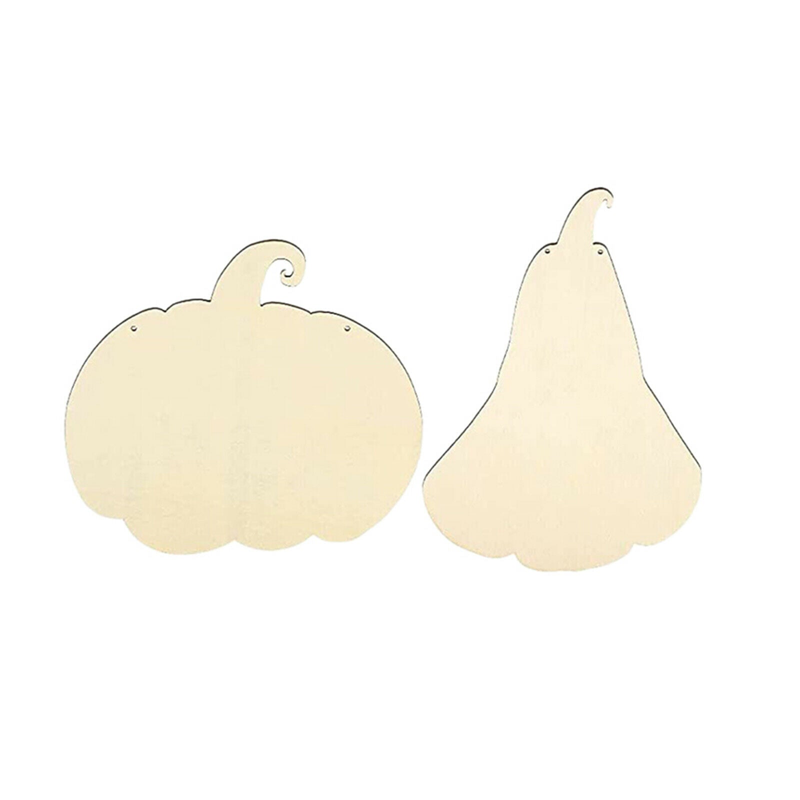 Unfinished Wood Pumpkin Cutout Shapes for Party Halloween Wall Art Supplies