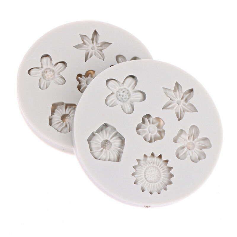 DIY Flowers Cake Shape Silicone Mold Decoration Chocolate Sugar Clay Craf.l8